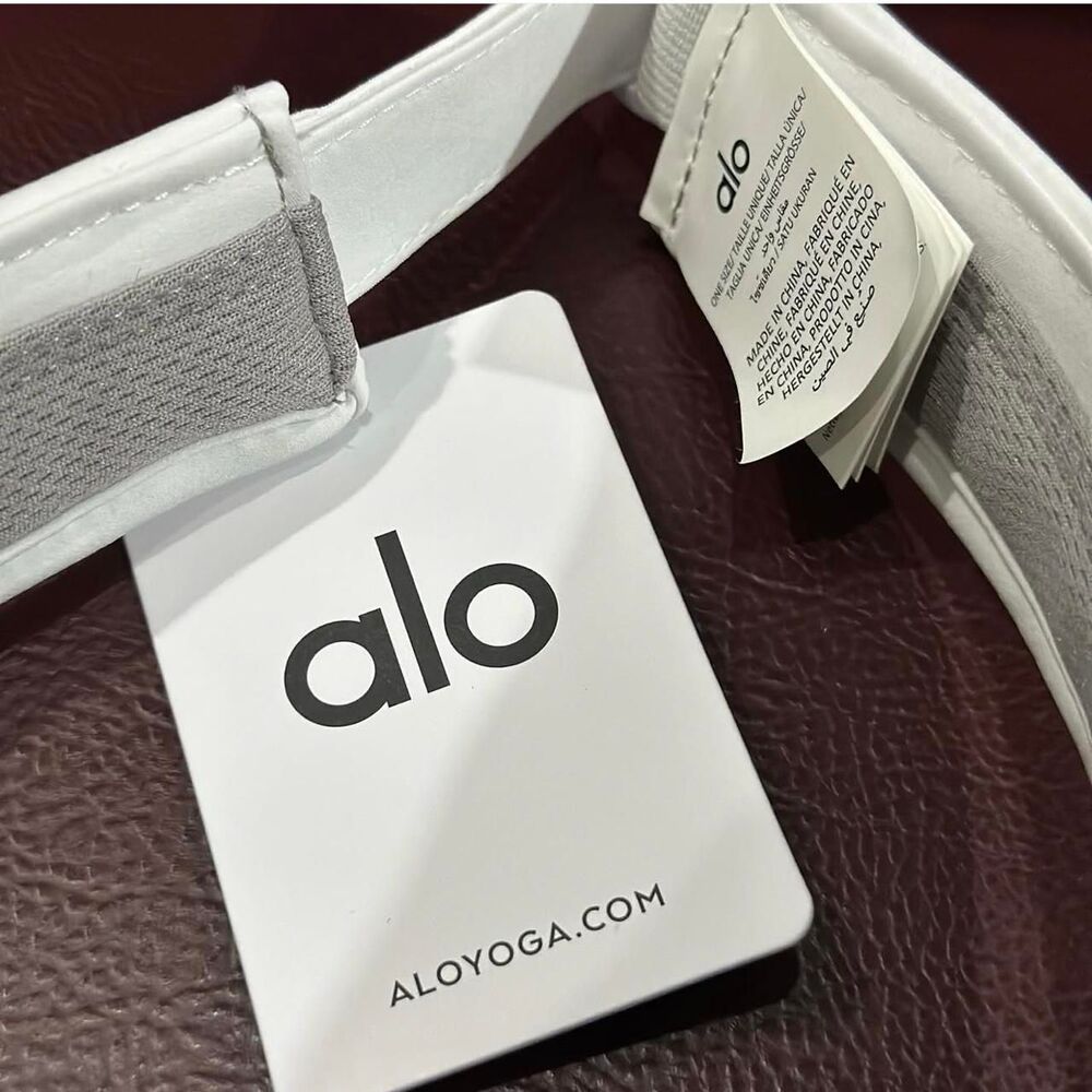 Alo Performance Eclipse Visor in white NWT - image 3